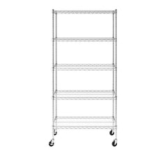 SafeRacks 18" x 36" x 72" 5-Tier Wire Shelving