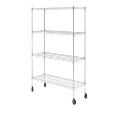 SafeRacks 18" x 48" x 72" 4-Tier Wire Shelving