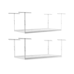 SafeRacks 4' x 8' Overhead Garage Storage Rack Two Pack