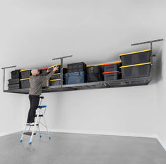 SafeRacks 4' x 8' Overhead Garage Storage Rack Two Pack