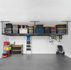 SafeRacks 4' x 8' Overhead Garage Storage Rack Two Pack