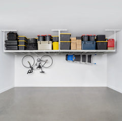 SafeRacks 4' x 8' Overhead Garage Storage Rack Two Pack