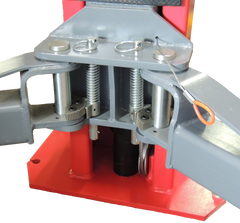 Launch Two Post Floor Plate (Asymmetric) - Red (9K)