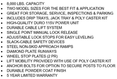 Tuxedo Deluxe Storage Lift XLT (8K)