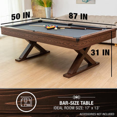Billiard Tables Bar-Size Pool Table