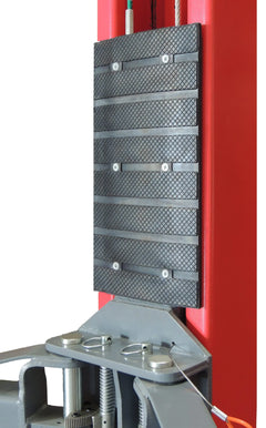 Launch Two Post Floor Plate (Asymmetric) - Red (9K)