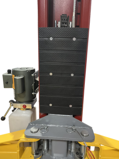 Launch Two Post Floor Plate (Symmetric) - Red (9K)