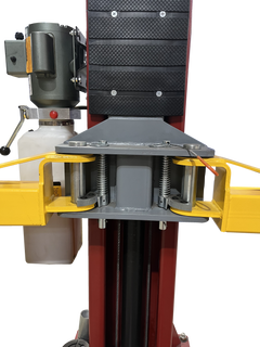 Launch Two Post Floor Plate (Symmetric) - Red (9K)