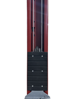Launch Two Post Floor Plate (Asymmetric) - Red (9K)