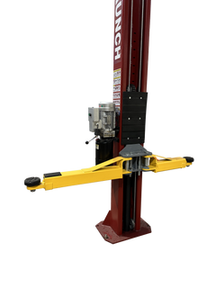 Launch Two Post Floor Plate (Asymmetric) - Red (9K)