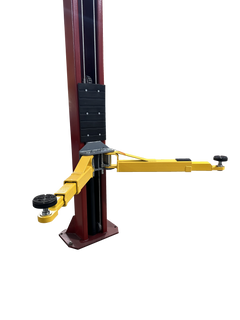 Launch Two Post Floor Plate (Asymmetric) - Red (9K)