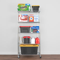 SafeRacks 18" x 36" x 72" 5-Tier Wire Shelving
