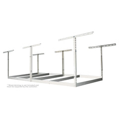 SafeRacks 4' x 8' Overhead Garage Storage Rack Frame Kit