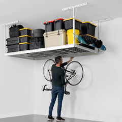 SafeRacks 4' x 8' Overhead Garage Storage Rack