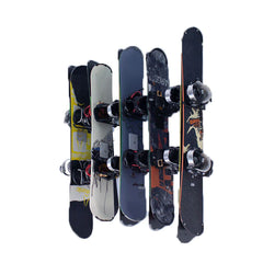SafeRacks Ski, Snowboard, Surfboard | Wall Storage Rack System Home Garage Rail and Track Hanger